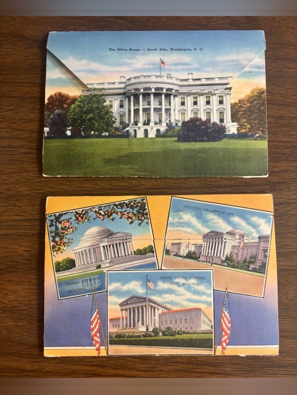 Vintage Washington DC Souvenir Folder Postcards